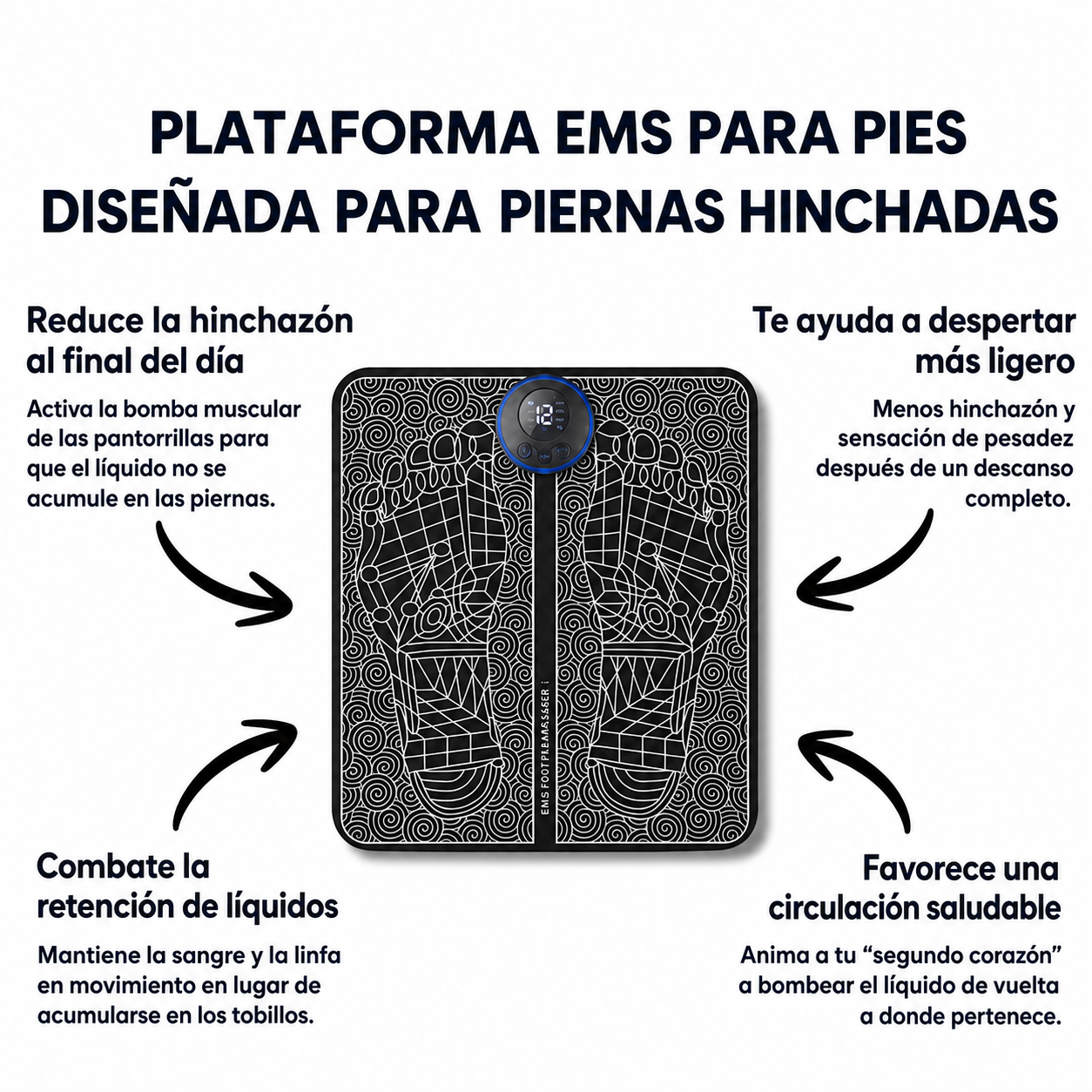 Pulse™ Alivia la hinchazón de piernas